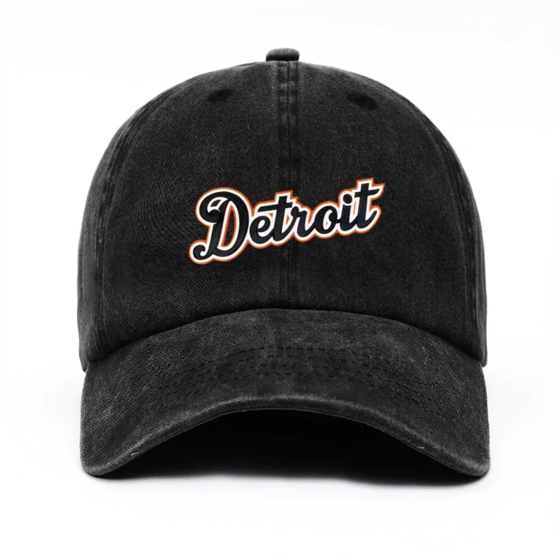 

Бейсболка с графическим принтом Detroit для мужчин и женщин, подходит для любого сезона