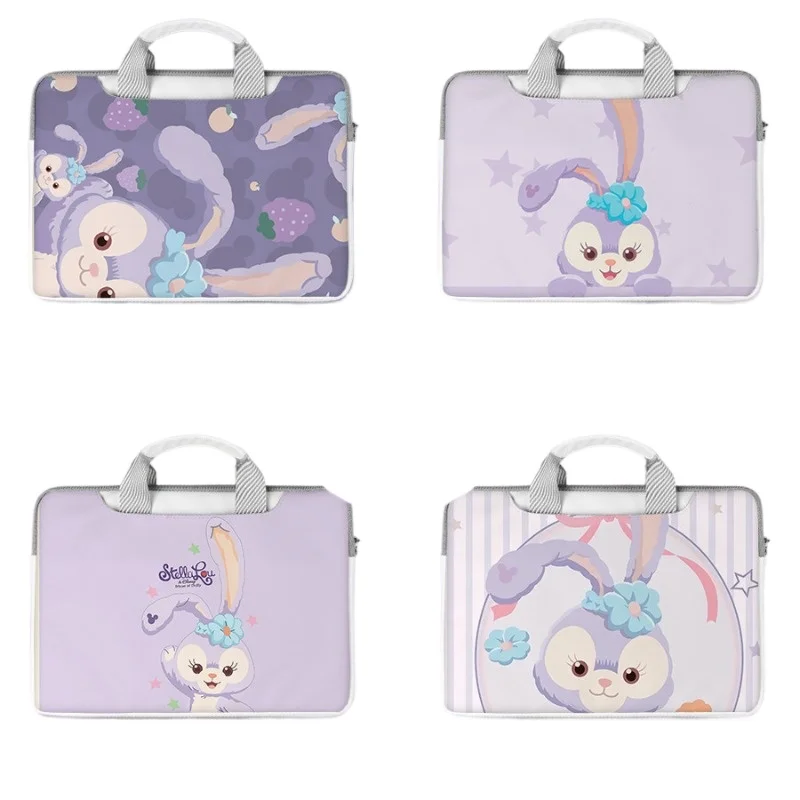 

Disney Animation Star Dailu Laptop Bag Cute Portable Shockproof Waterproof Cartoon Printed PU Fashion Storage Bag Student Gift