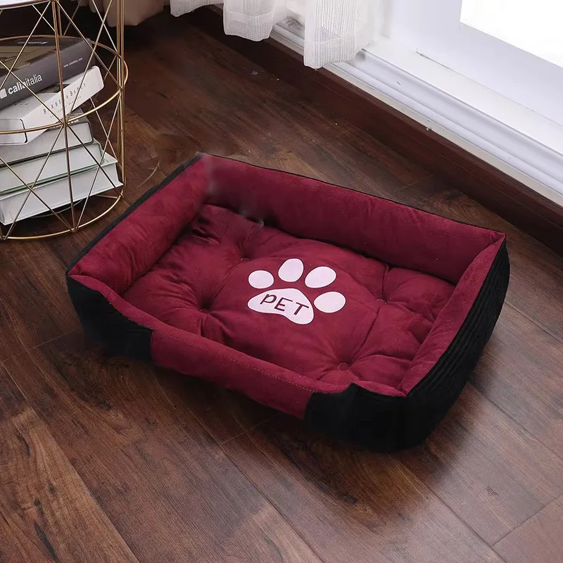 Caldo Bone Pet Cani Bed Lavabile Casa del Gatto del Cucciolo di Cotone Canile Zerbino Nido Morbido Cestini di Prodotti per animali domestici Del