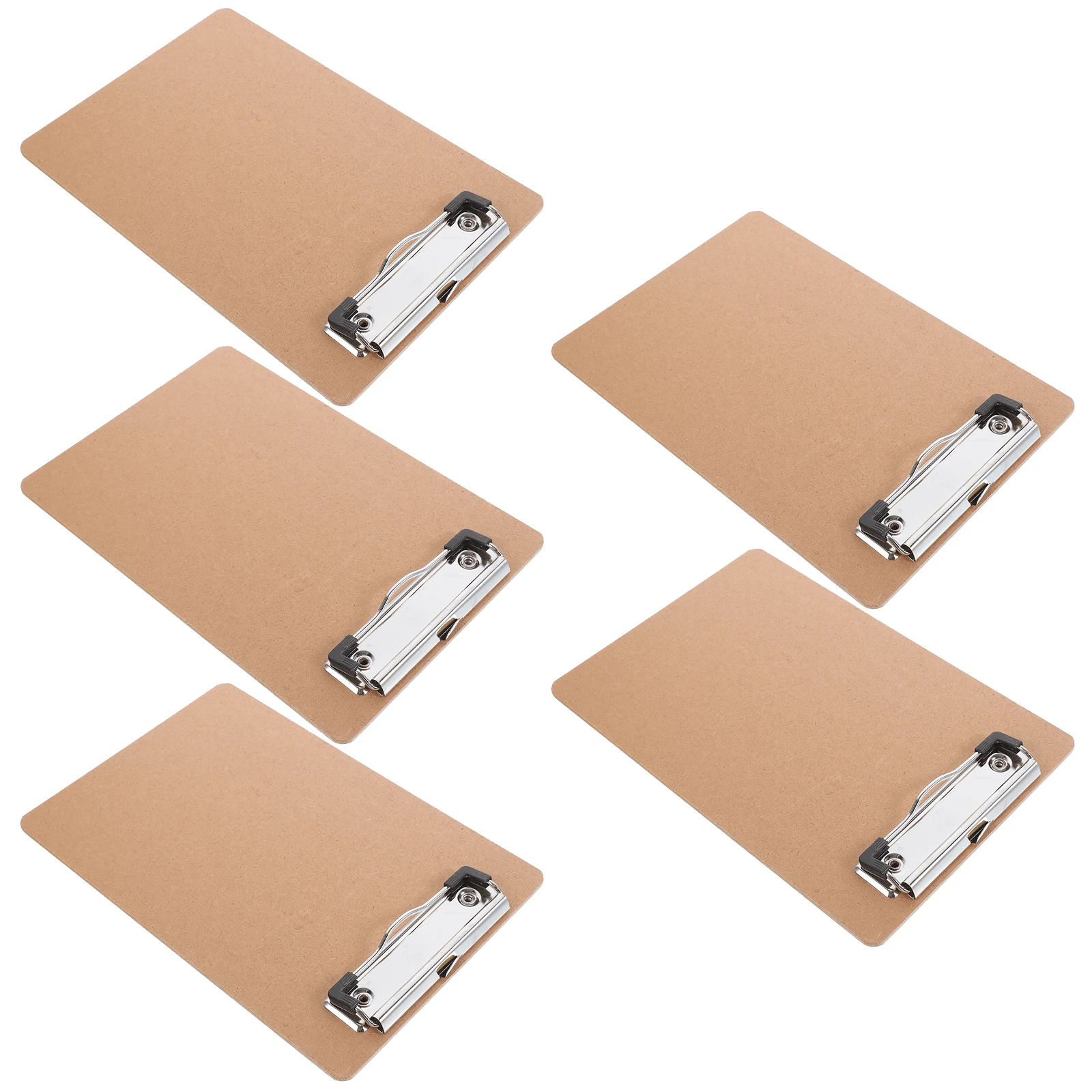 

5pcs 6x9 Inch A5 Mini Clipboards for Home Office Classroom Thick Flexible Material Writing Board File Storage Document Clips