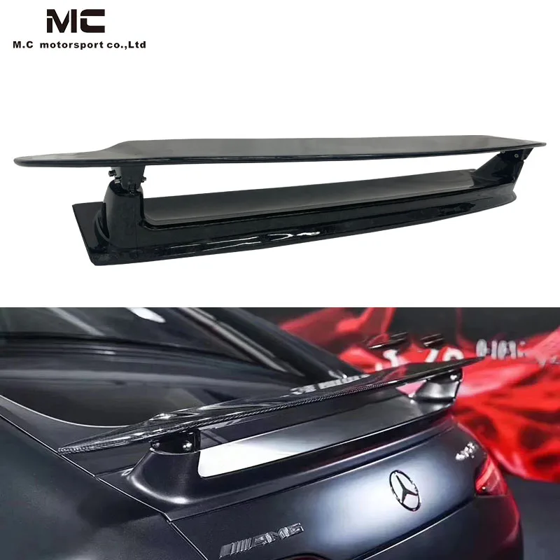 AMG GT63S Trunk Spoiler forged carbon fiber rear spoilerspoiler double layer spoiler for  Benz X290 CUOPE AMG GT63 GT50