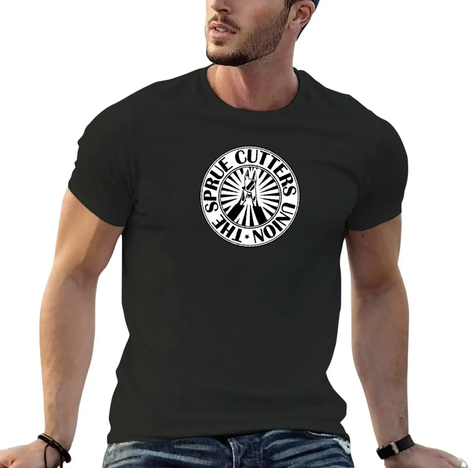 

the union logo T-Shirt vintage t shirts plain anime figures Men's clothing