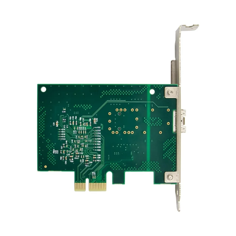 AK51-PCIE X1 Gigabit Network Card PCI-Express Riser Card BCM5720 Single Optical Port Gigabit Fiber Server Network Card Durable