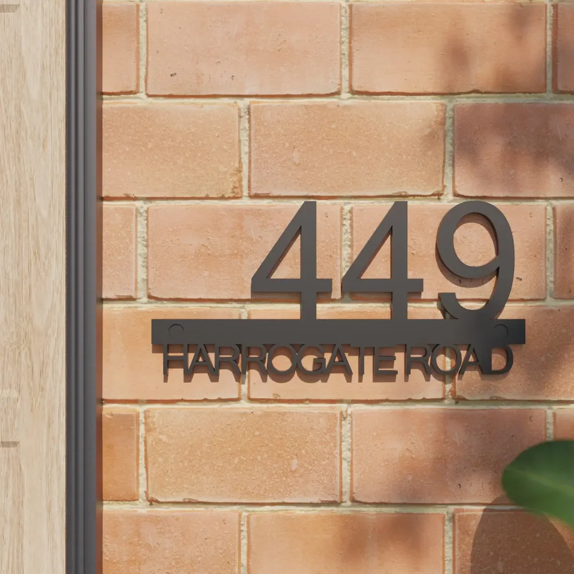 

Acrylic Address Sign ,Stylish Acrylic House Number Plaque ,Modern Home Decor , Laser Cut Letters ,Personalised House Sign