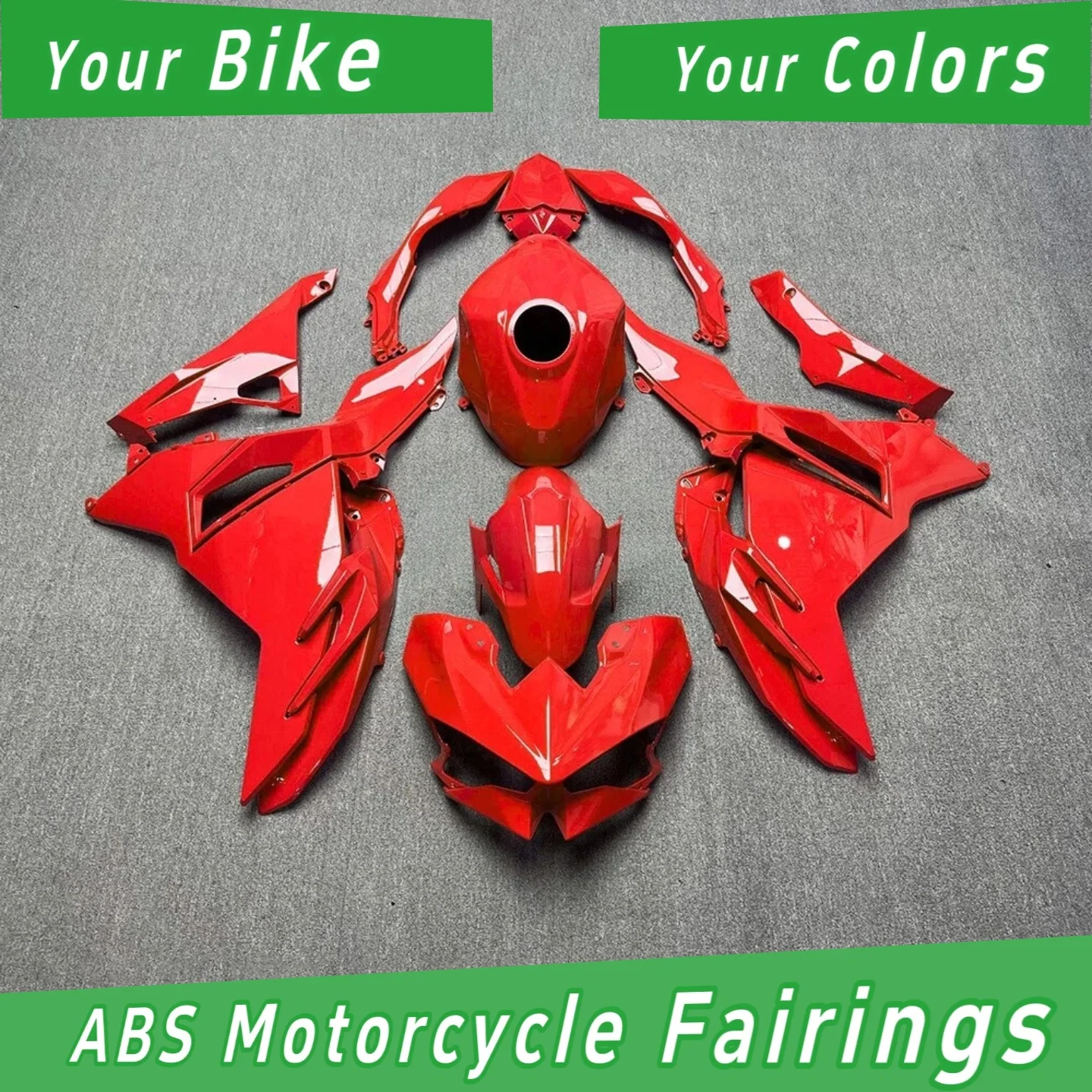 For KAWASAKI Ninja 500 New Motorcycle Replacement Fairing 2024-2025 High-Grade ABS Plastic Multiple Design Options Available
