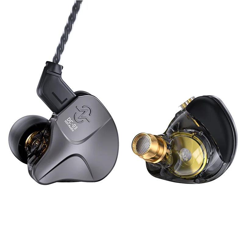 HiFi In-ear Earphone CCZ DC03 10MM Dual Magnetic Dynamic Balanced