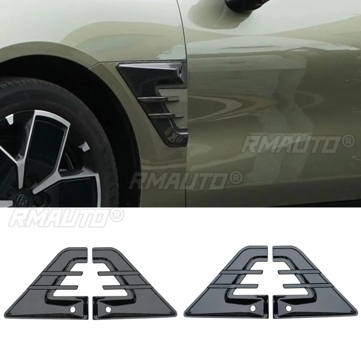 Carbon Look Car Reverse Image Protection Cover Camera Protective Case For Xiaomi Su7 Body Kit Car Accessories