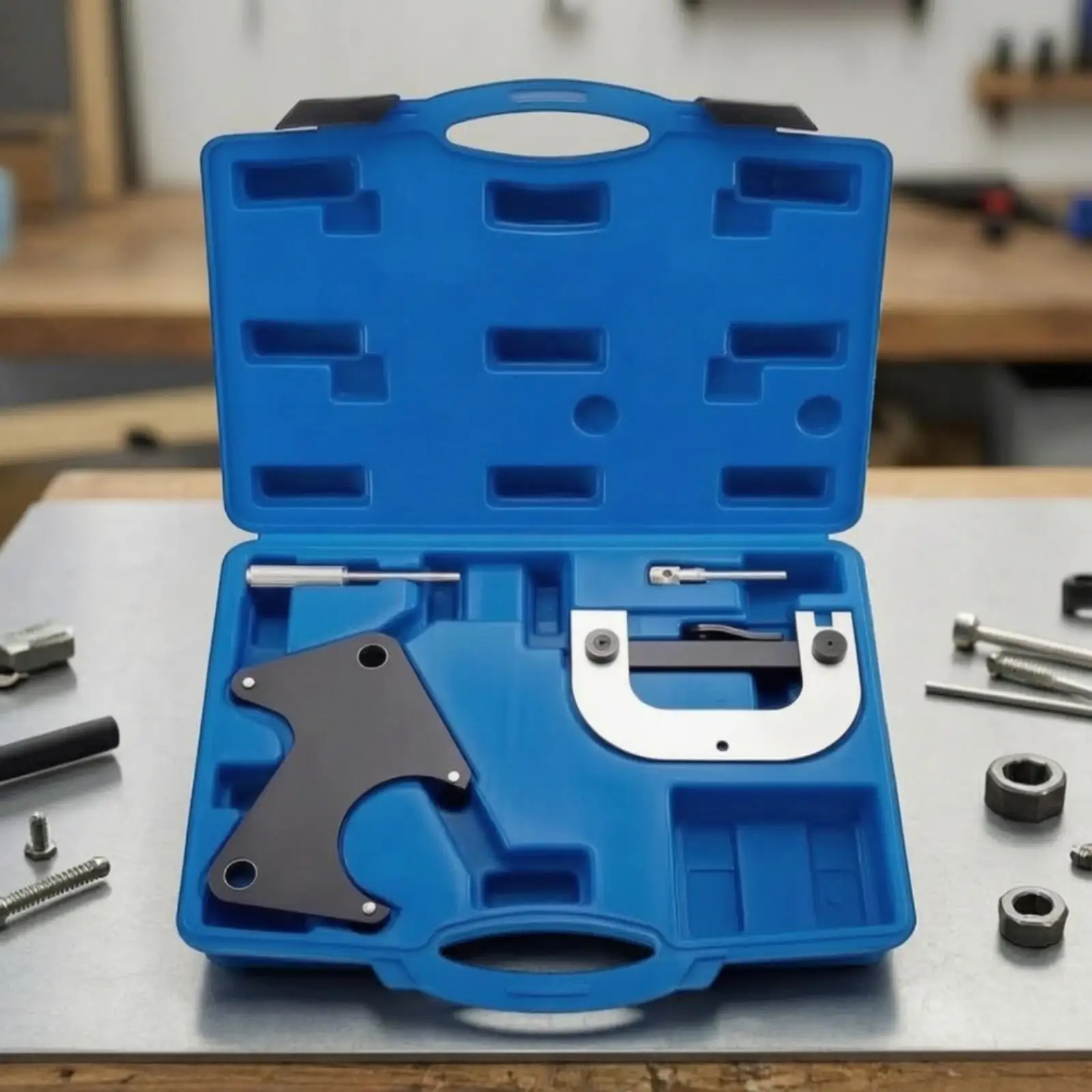 4 Pieces for Select Vehicles Engine Timing Tool Kit Sturdy Automotive Engine Timing Tool Kit Precision for Mechanics, Garages,