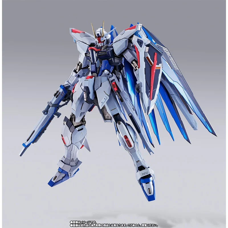 Bandai Metal Build Freedom Gundam Concept 2 Snow Sparkle Ver. 18Cm Anime Original Action Figure Model Toy Gift Collection