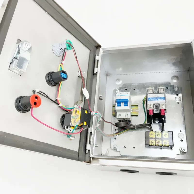 Imagem -04 - Caixa de Controle Elétrico para Tanque de Fermentação e Destilação Tanque de Destilaria Haste de Aquecimento 40l a 110l 220v 50hz 60hz 3kw a 4.5kw