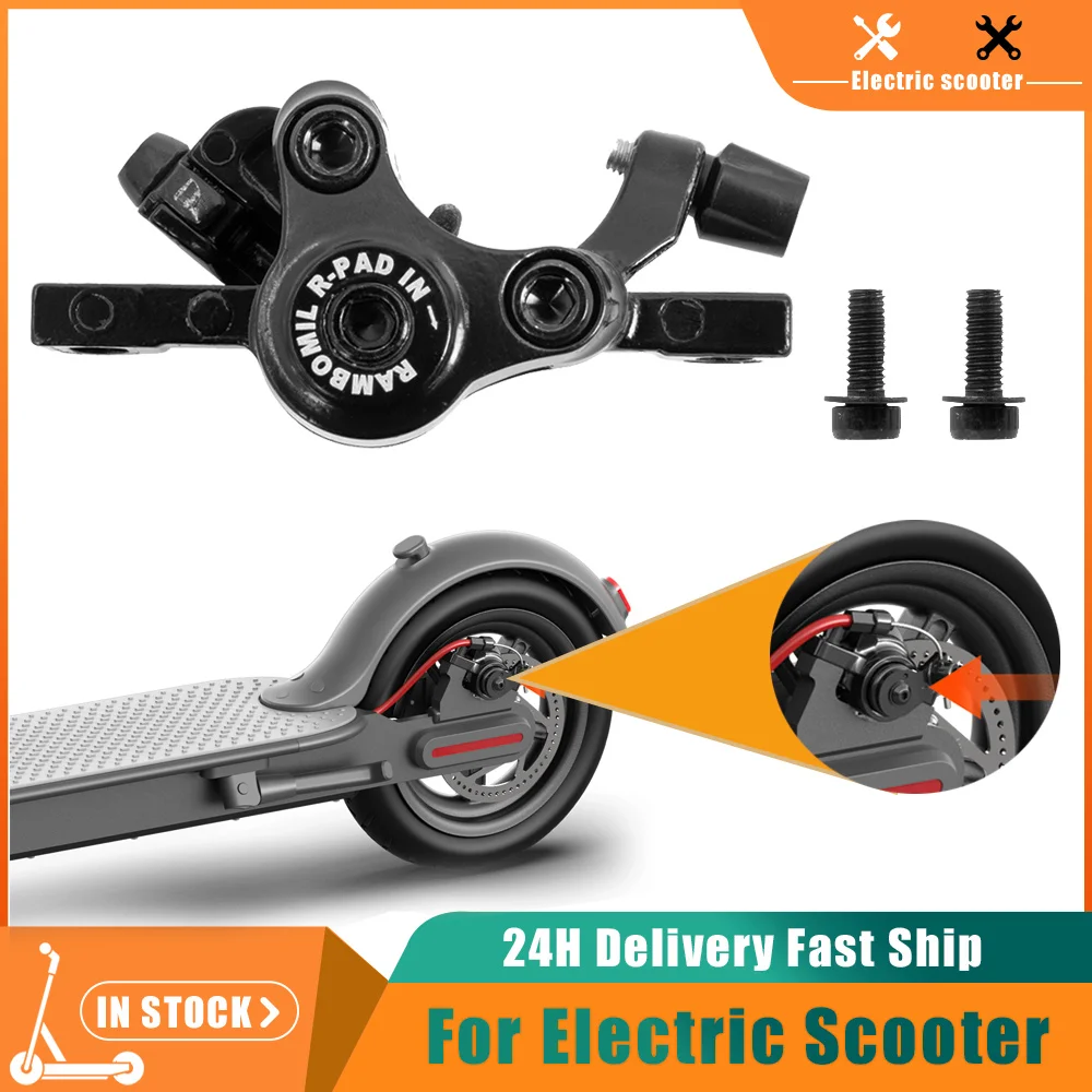 

Гидравлический тормозной суппорт из алюминиевого сплава для электросамоката, задний дисковый тормоз с поршнем и винтами, запчасти