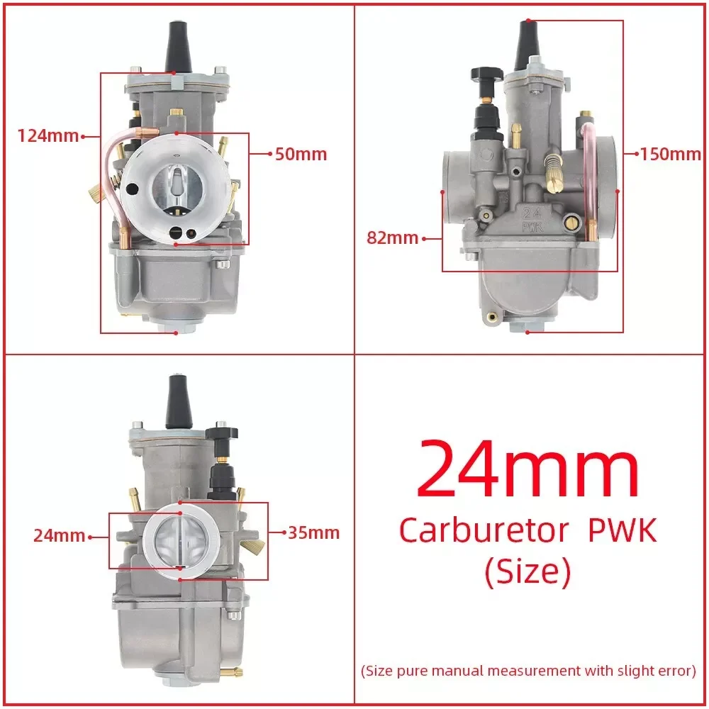 Pwk-ユニバーサルモーターサイクルキャブレター,レーシングパワーインジェクション,フラットサイド,ミクニ子,atv,ヤマハ,21mm, 24mm, 26mm, 28mm, 30mm, 32mm, 34mm