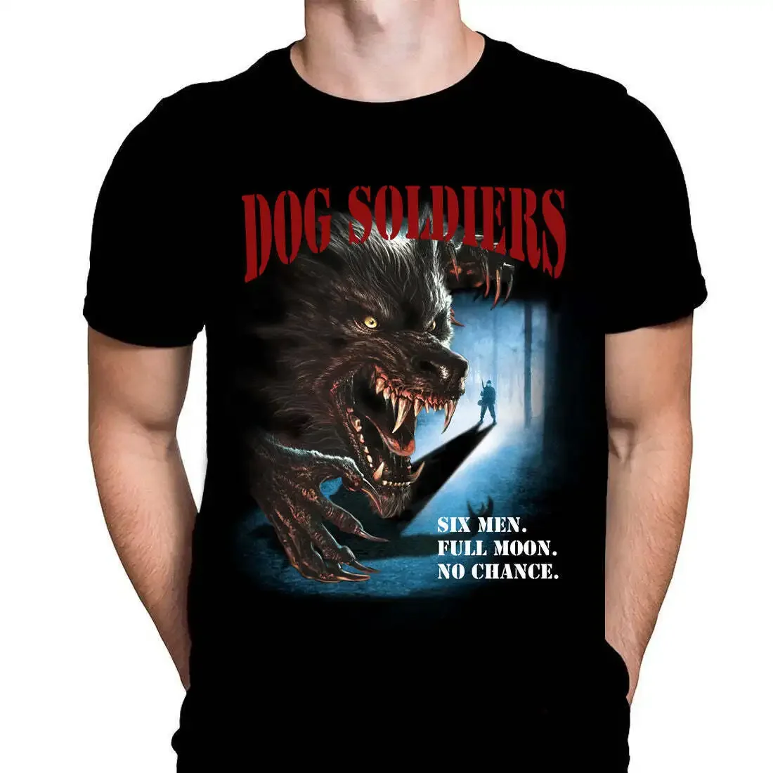 

DOG SOLDIERS Movie Poster Art T Shirt Sizes M 4XL Werewolves Horror