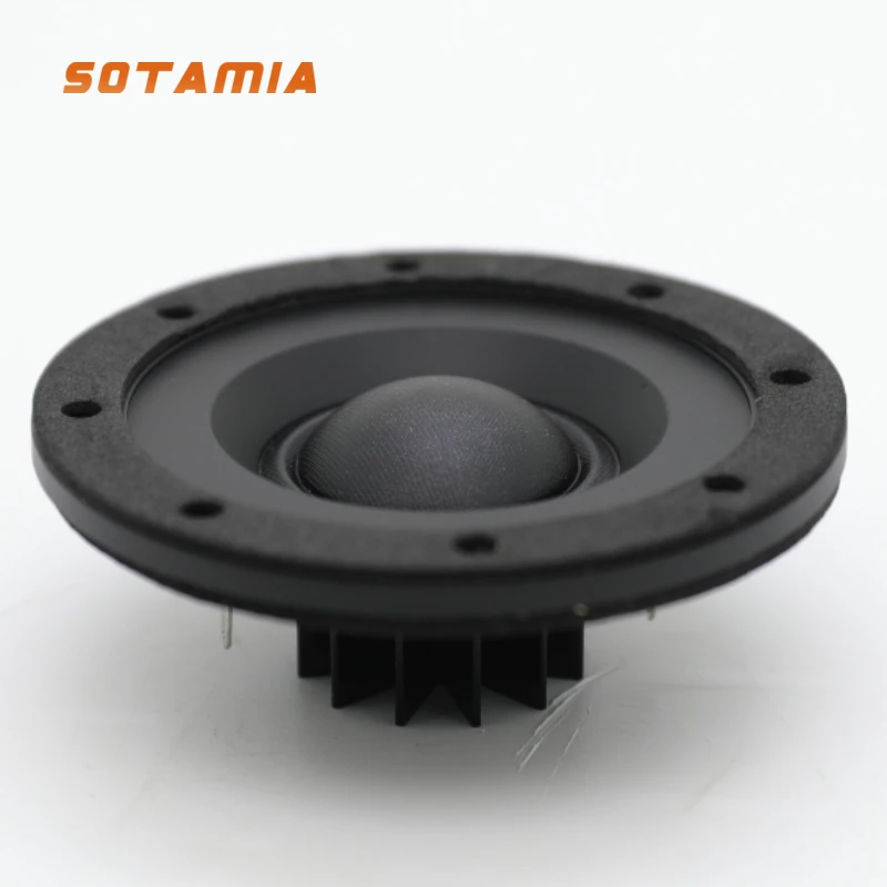 

SOTAMIA 1pcs 75mm Panel Silk Film Tweeter Audio Speaker 8 Ohm 20-50W Fever Grade Large Voice Coil Speaker Upgrade Tool