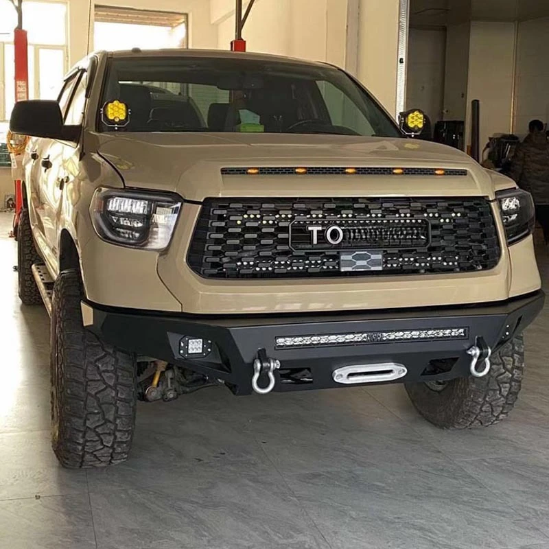 

Подходит для Toyota Racing 1744, внедорожный передний бампер Tundra 2014-2021, предотвращающий столкновение