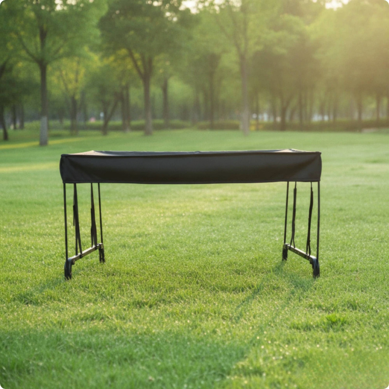 Wagon Canopy with Poles Stable Wagon Canopy Sunshade Detachable Removable for Camping, Park