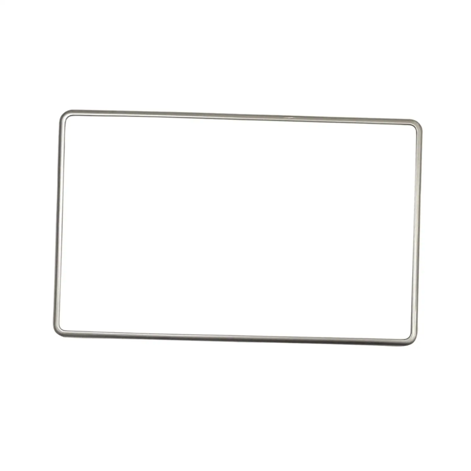 Plastic Screen Protective Frame Car Film Accessories Center Console Edge Wrap Silver Trim