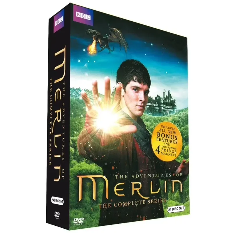 American TV Series The Legend of Merlin 24 DVD Full Version English Pronunciation Words