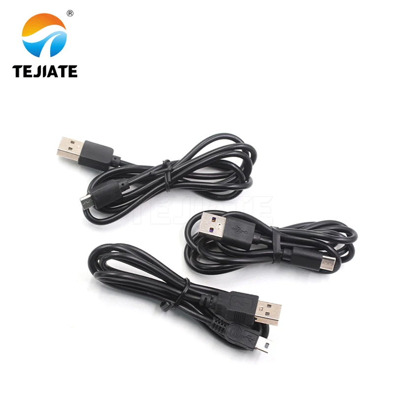 Mini USB data cable T-type port MP3 adapter MP4 car driving recorder universal T port elderly mobile phone charger cable type-c