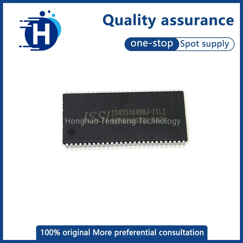 The new IS42S16400J-7TLI package TSOP-54 Dynamic random access memory chip