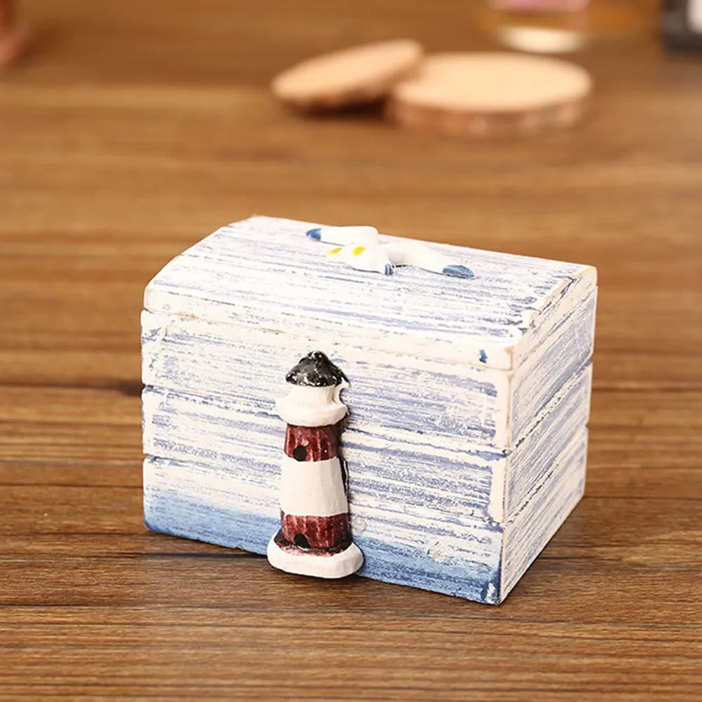 

2Pcs Wooden Storage Boxes Fine Craftsmanship Rounded Corners Exquisite Wood Grain Candy Gift Box for Sundries Jewelry Display