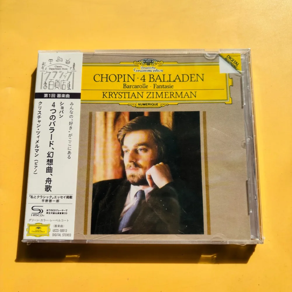 Chopin 4 Ballades Fantaisie Barcarolle Krystian Zimerman CD de música clásica nuevo sellado