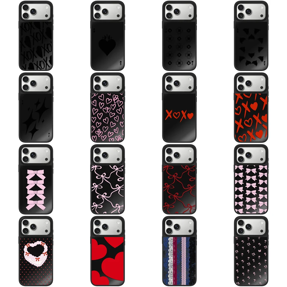 6032769 Mirror Surface Magnetic Case: Compatible with IPhone 17 16 15 14 13 12 Pro Max 17 Air