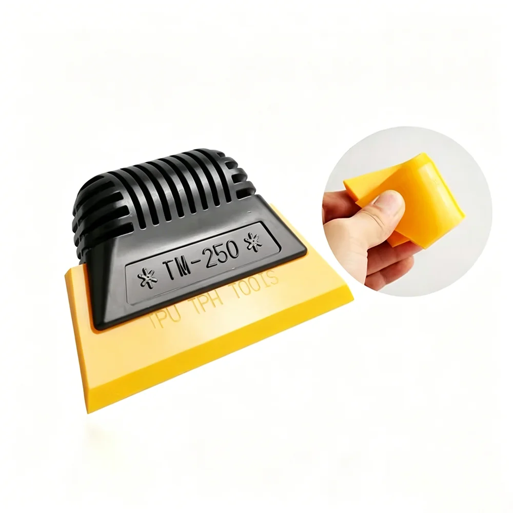 2 Pcs/Lot High Quality TPU Double-layer Car Body PPF Squeegee Scraper Tool for Vinyl and Rubber Packaging