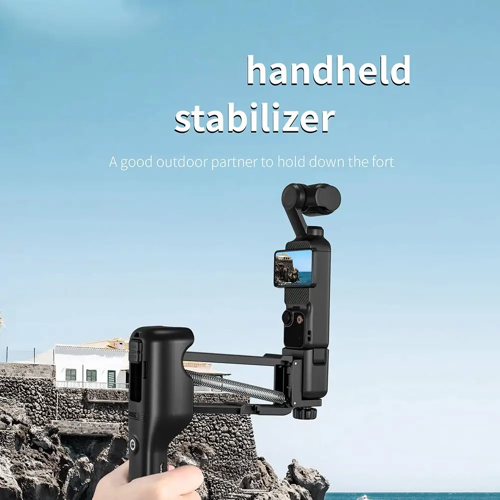 Handheld Stabilizer For DJI Osmo Pocket 3 Camera Accessories Lightweight Shock absorber Expansion Stabilizer Black G1Z9