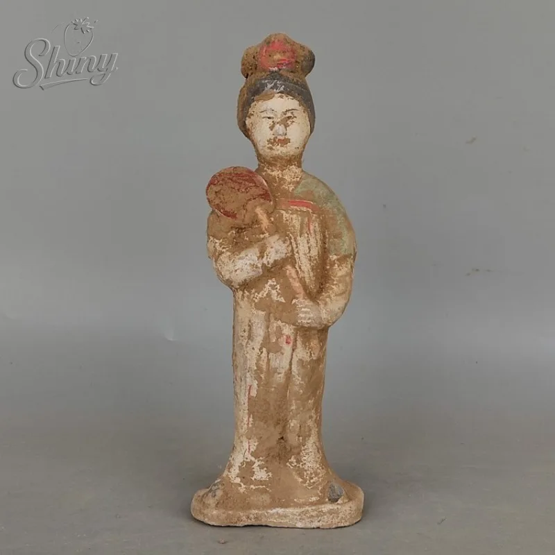 

Tang Sancai Pottery Figurine of A Lady Antique and Collectible Replica of Tang Dynasty Excavated Ceramic Figurine
