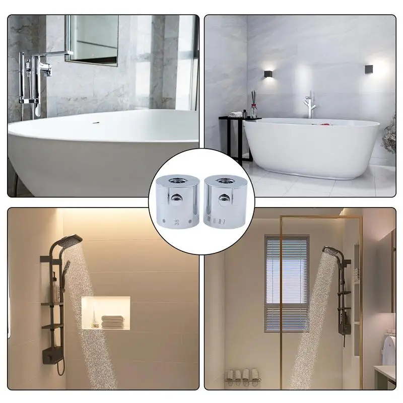 Faucet Handwheel Shower Valves Watering Devices Practical Chrome Faucet Shower Valve Spool Repair Part For Bathroom Kitchen Tool