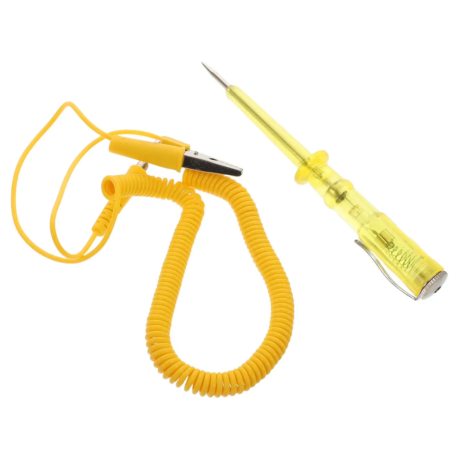 Car Electrical Mini Tester Circuit Mini Light Dc Test Light Trailer Yellow Diagnostic Tool Portable Automotive Repair