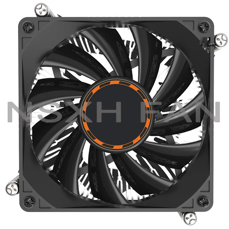 HTPC 1U Server CPU Cooler Copper Skiving Fin Heatsink For 1150 1151 1155 1156 i3 i5 Industrial Computer Passive Cooling