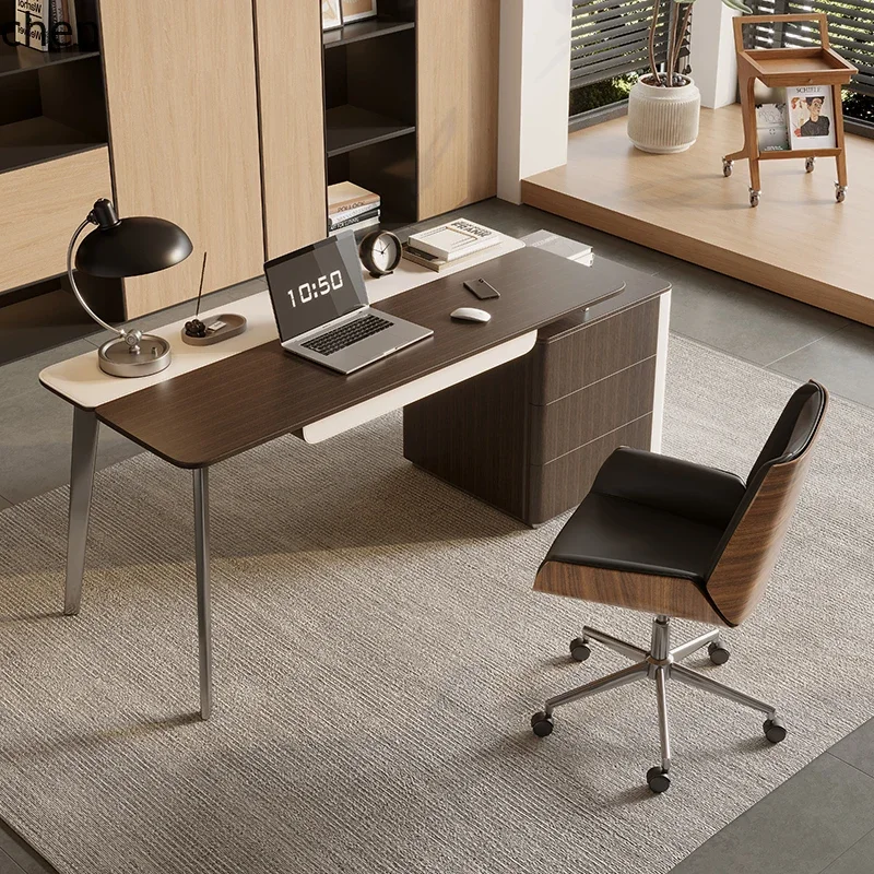 

Solid Wood Desk Home Study Computer Luxury Modern Desk Writing Desk