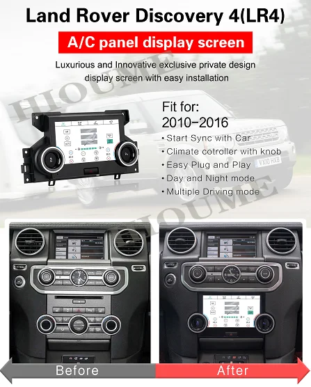 AC Panel Display Screen LCD Climate Board For Land Rover Discovery 4 LR4 L319 2010 - 2016 Air Conditioning Control