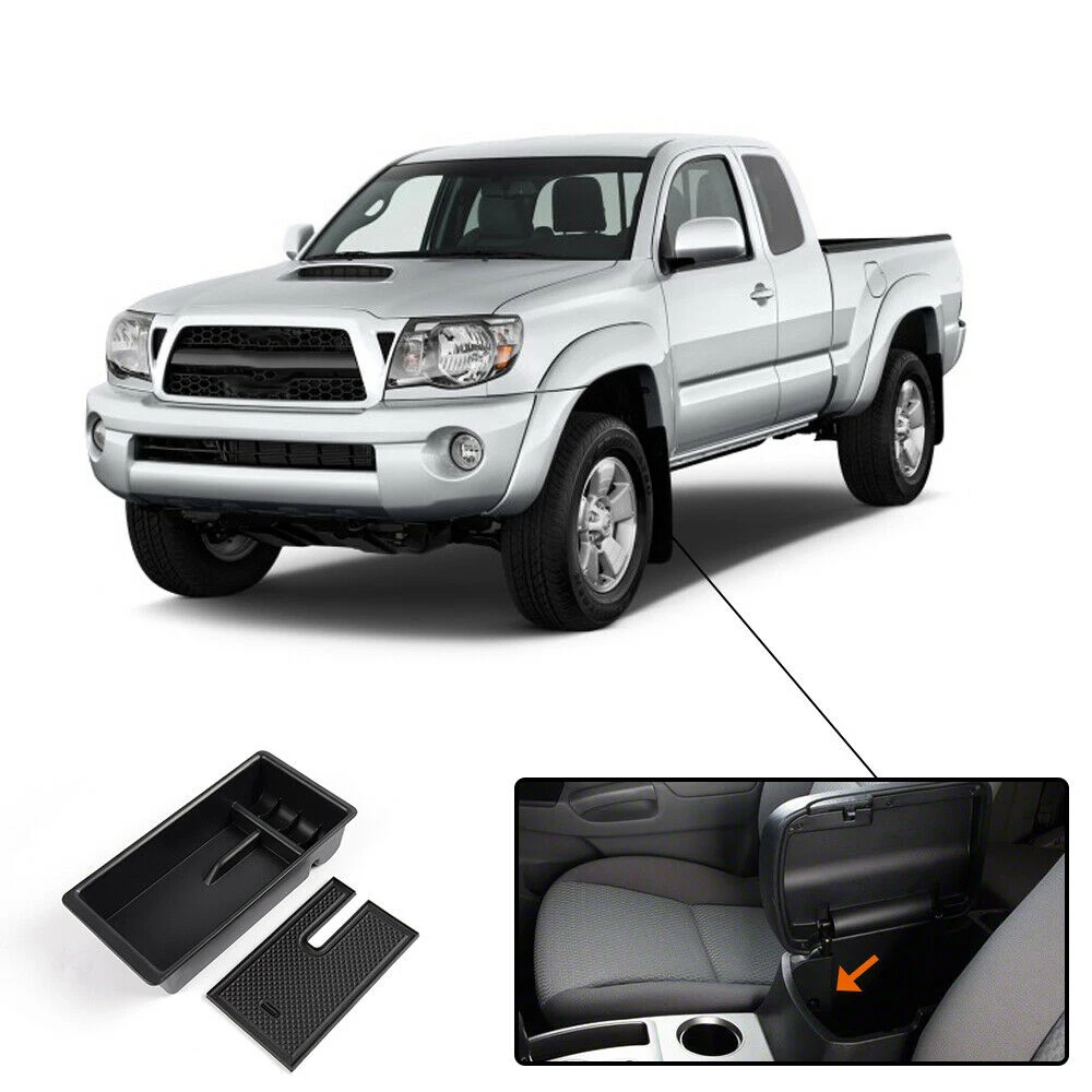 For Toyota Tacoma 2005 - 2015 Center Console Organizer Armrest Tray Storage Box