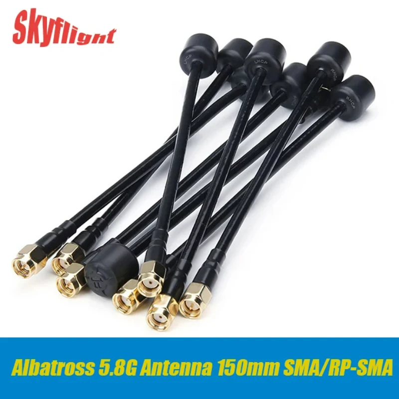 iFlight Albatross 5.8G 15CM SMA RP-SMA FPV Antenna 3Dbi 5000-6000MHz 150mm RHCP LHCP Long Space Line Antenna for FPV Drone Part