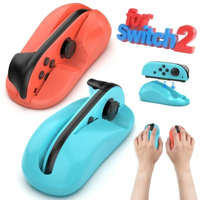 Für Schalter 2 Joy-Con 2 Gaming Controller Maus Grip Desktop Maus Modus Halter Mini Tragbare Mäuse Gaming Zubehör