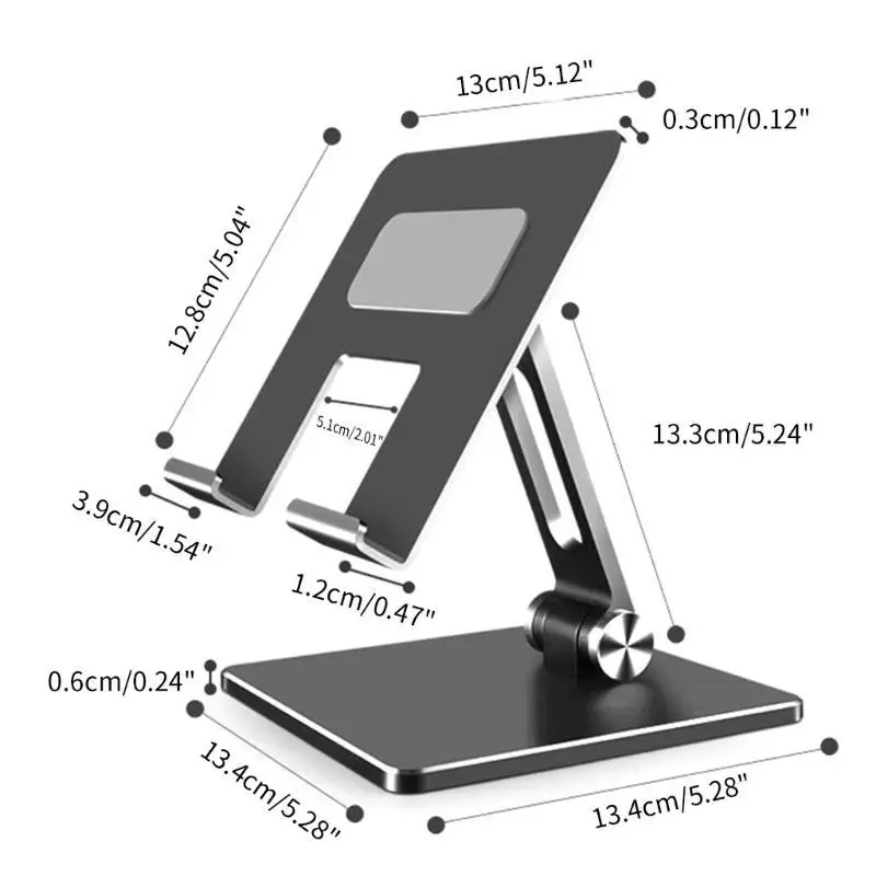 Suporte dobrável para tablet 652F Suporte dobrável para notebook oco para 13-17 polegadas