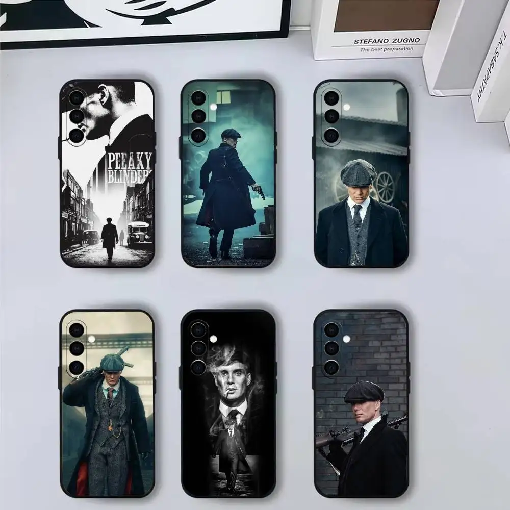 

TV serials P-Peaky B-Blinders Phone Case For Samsung Galaxy A73,A72,A71,A70,A53,A52,A51,Others Soft Black Cover