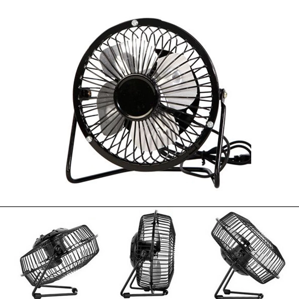 

Mini Fan USB Fan Black Foldable Lightweight Rotatable USB Powered Emergencies And Outdoor Work 1pc High Quality Desktop