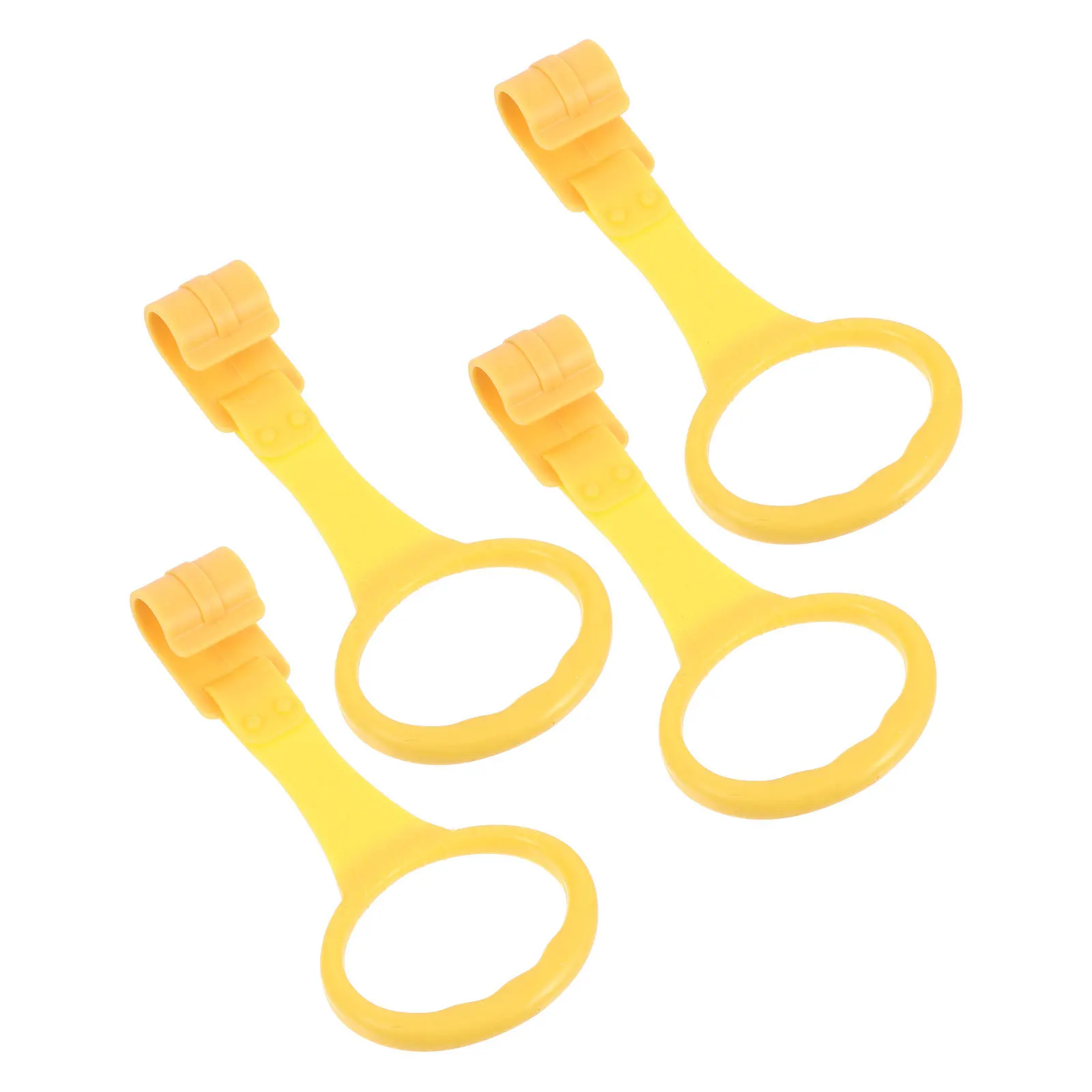 4 قطعة حلقات سحب واقفة للأطفال بألوان زاهية سهلة التركيب لسرير الأطفال وحلقة تعليق محمولة لإمدادات الرضع