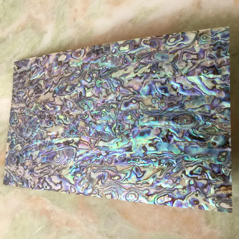Natural Abalone shell Sheet With Fan-shaped Patterns Freshwater Shell Inlay Sheet For Decorative Carving And Assembly DIY