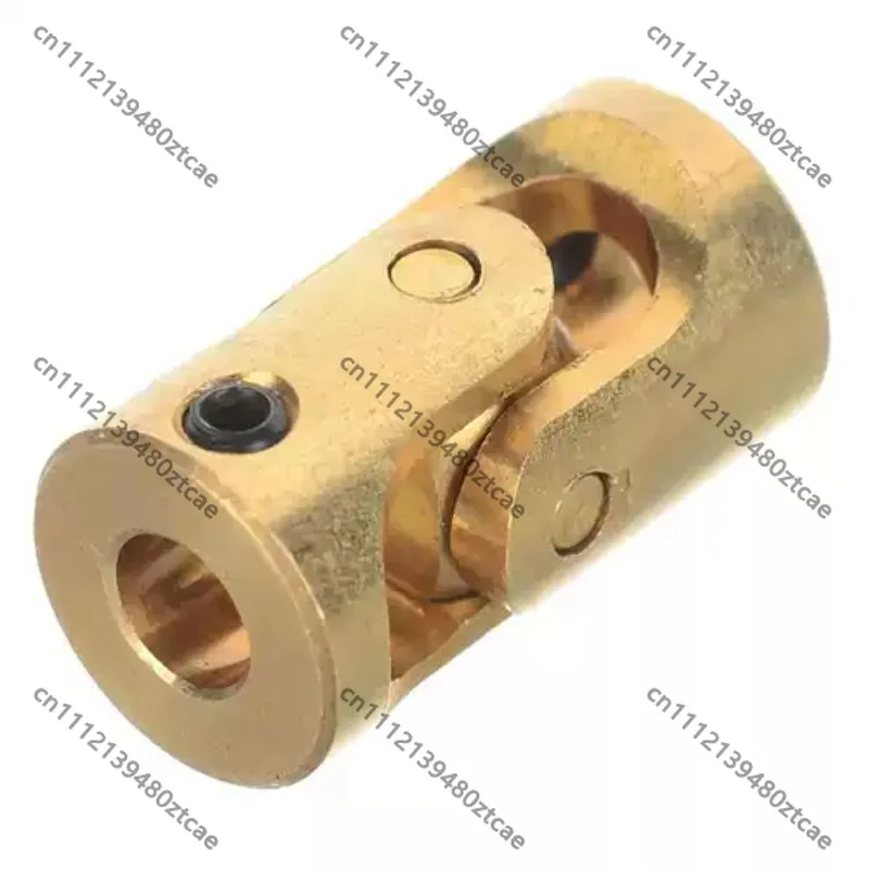 Micro Brass Universal Joint Coupler 3x3mm, Outer Diameter 13x7mm, RC Connector for Car Boat Airplane Hobby Model Toy, Spare‑Part