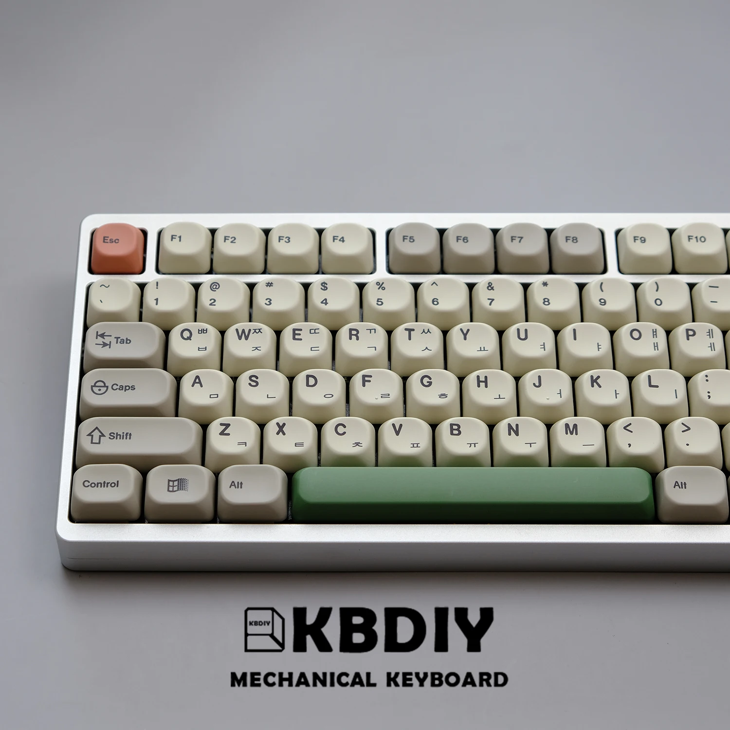 KBDiy PBT GMK Keycaps Custom Retro Korean GMK 9009 Keycap for Mechanical Keyboards Game MX Switches 139 Keys Caps Sublimation