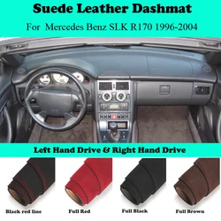 Ornaments Car-styling Suede Leather Dashmat Dashboard Cover Dash Mat For Mercedes Benz SLK 320 230 200 R170 1996 1997 2000-2004