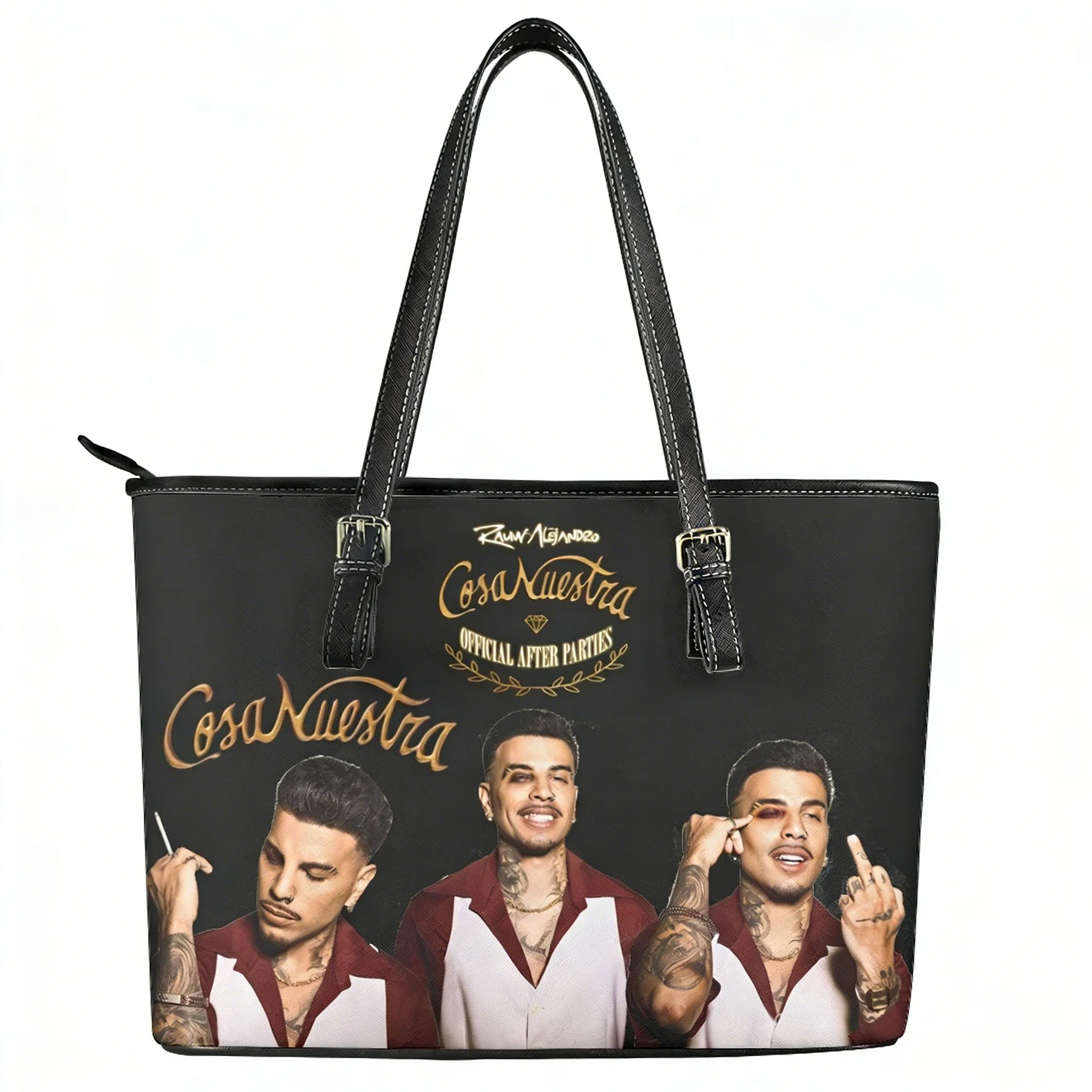 

Singer Rauw Alejandro pemb Nuestra Сумка на заказ Женская мужская большая сумка Сумка на плечо Деловой кожаный кошелек Дорожная сумка Подарок