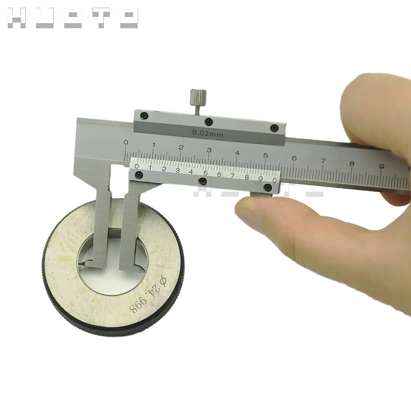 High-precision inner groove outer groove caliper stainless steel one-way caliper