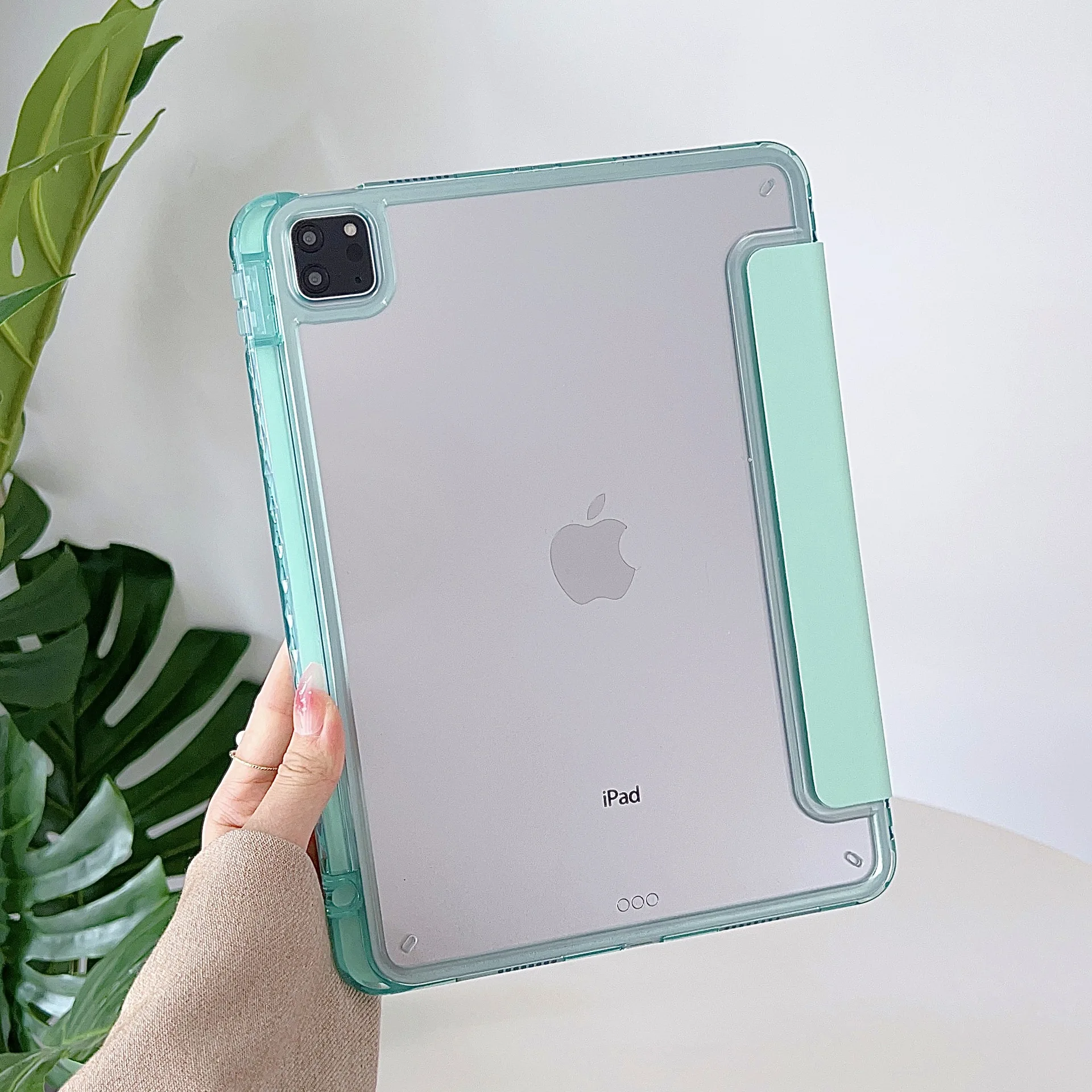 

For iPad Air 3 4 5 6 7 8 9 10th 11th Generation Case Pro 2025 Mini 10.9 10.2 11 12.9 13 inch Shockproof Clear Hard Stand Cover