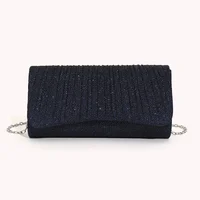 Bolso de mano elegante a la moda, bolso cruzado brillante para mujer, bolsos de hombro con cadena brillante, bolso de mano para mujer, bolso de mano elegante para cóctel y boda
